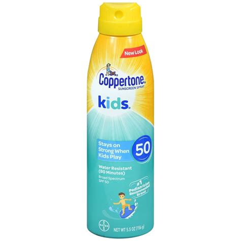 Coppertone Kids Sunscreen Continuous Spray logo