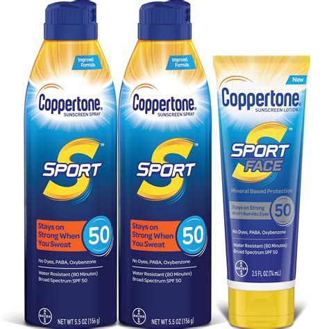 Coppertone Sport Sunscreen Lotion SPF 50