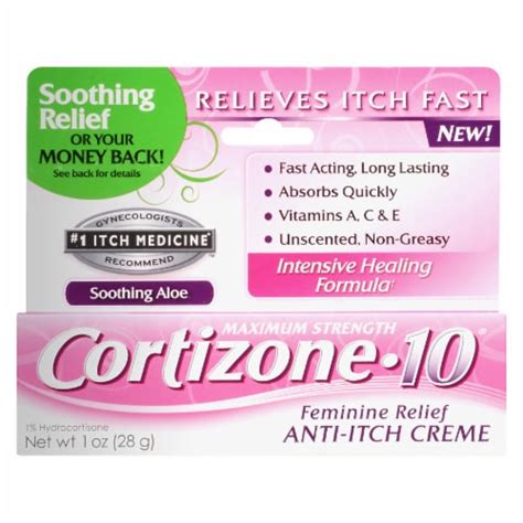 Cortizone 10 Overnight Itch Relief Creme logo