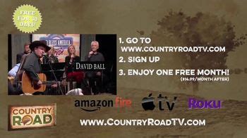 Country Road TV TV Spot, 'For Anyone Who Loves Country Music: Free for 30 Days'