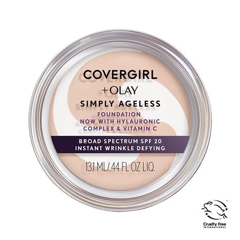 CoverGirl + Olay Simply Ageless Instant Wrinkle Defying Foundation tv commercials