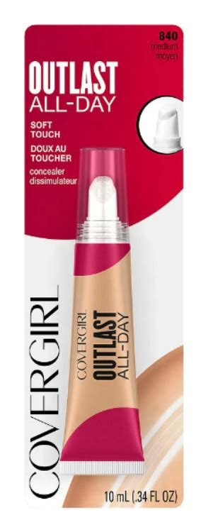 CoverGirl Outlast All-Day Soft Touch Concealer tv commercials