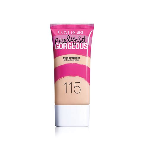 CoverGirl Ready, Set Gorgeous Liquid Foundation 115 Buff Beige tv commercials