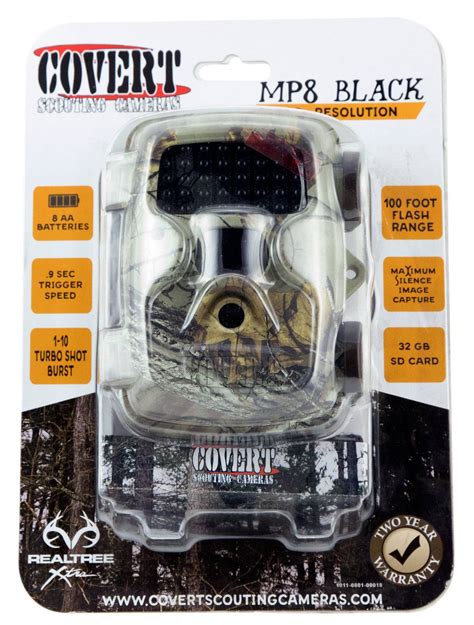 Covert Scouting Cameras MP8 Black logo