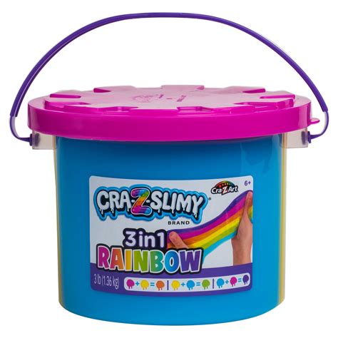 Cra-Z-Art Cra-Z-Slimy 3 in 1 Rainbow Bucket logo