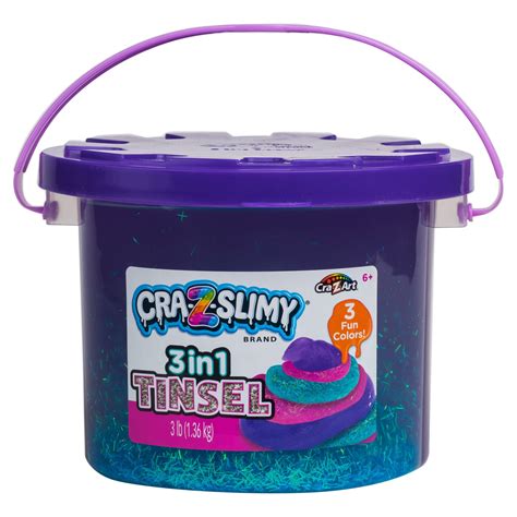 Cra-Z-Art Cra-Z-Slimy 3 in 1 Tinsel Bucket logo