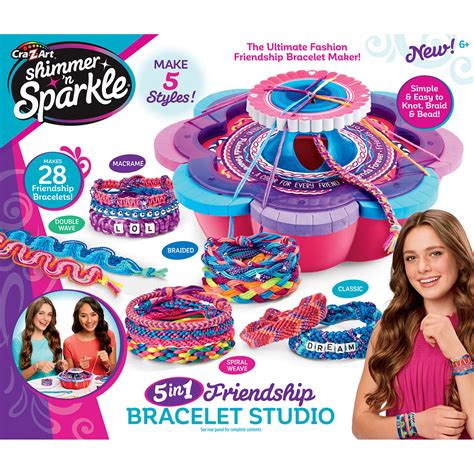 Cra-Z-Art Shimmer 'n Sparkle 5-in-1 Friendship Bracelet Studio tv commercials