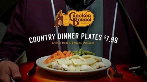 Cracker Barrel Country Dinner Plate TV Spot, 'Troubadour' created for Cracker Barrel Old Country Store and Restaurant