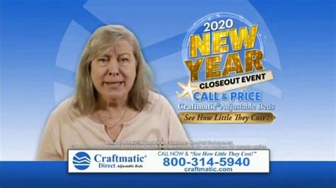 Craftmatic 2020 New Year Closeout Event TV Spot, 'Crazy Mattress Lady'