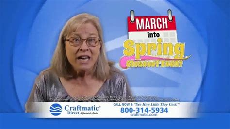 Craftmatic March Into Spring Closeout Event TV Spot, 'Discover the Perfect Solution' created for Craftmatic