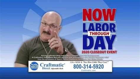 Craftmatic Now Through Labor Day Closeout Event TV commercial - They Didnt Believe Me