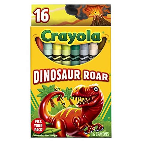 Crayola 16ct Dinosaur Roar Crayons