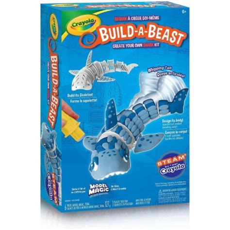 Crayola Build A Beast Bundle Craft Kit, Shark