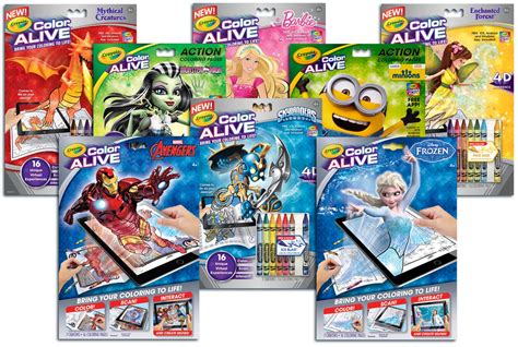 Crayola Color Alive Coloring Books