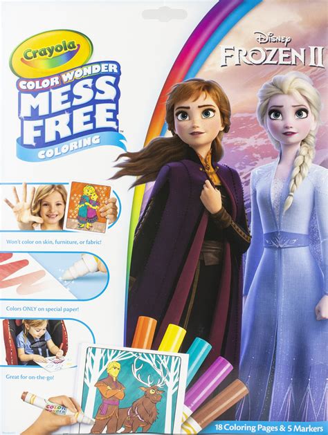 Crayola Color Wonder Coloring Kit Disney Frozen logo