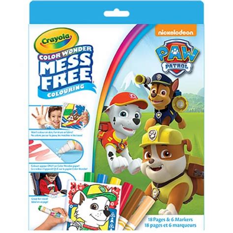 Crayola Color Wonder Coloring Kit Paw Patrol logo