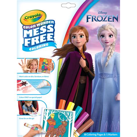 Crayola Color Wonder Mess Free Frozen 2 Coloring Set logo