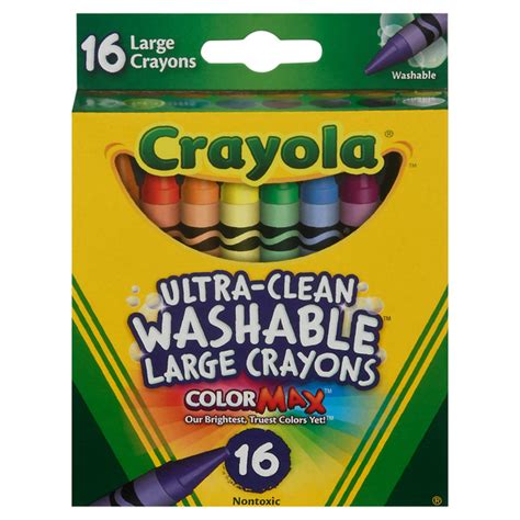 Crayola Large Washable Crayons logo