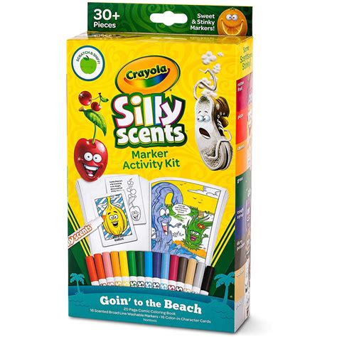 Crayola Silly Scents Marker Activity Kit: Goin' to the Beach tv commercials