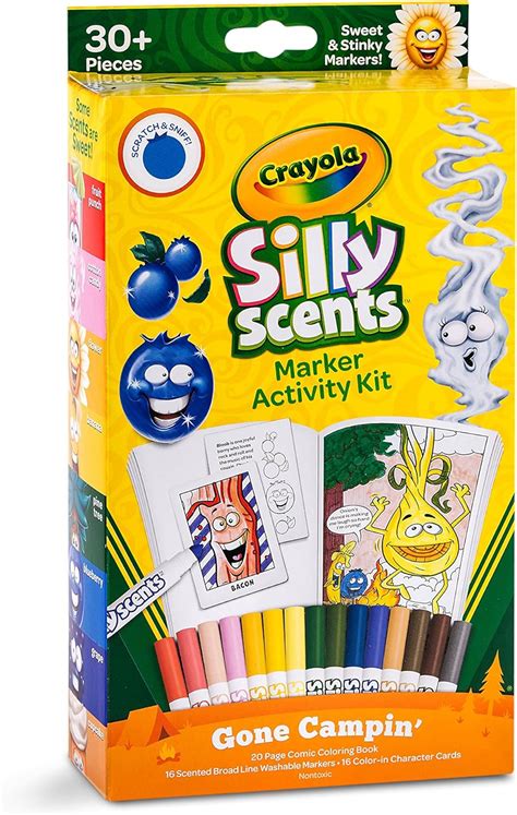 Crayola Silly Scents Marker Activity Kit: Gone Campin' tv commercials
