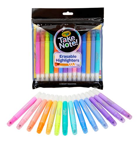 Crayola Take Note! Erasable Highlighters