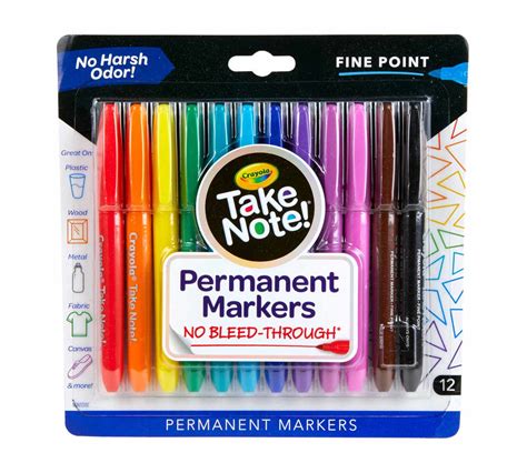 Crayola Take Note! Permanent Markers