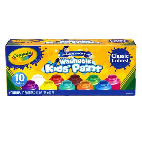 Crayola Washable Kids Paint Set tv commercials