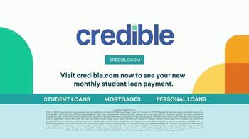 Credible TV Spot, 'New Monthly Student Loan Payment'