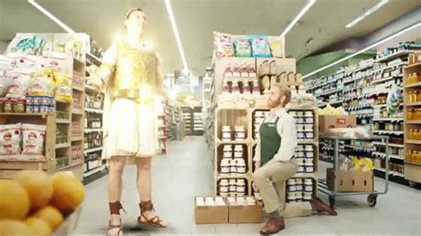 Credit One Bank Platinum Rewards Card TV Spot, 'God of Cash Back: Grocery Store'