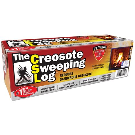 Creosote Sweeping Log logo