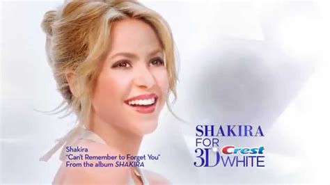 Crest 3D White Toothpaste TV Commercial Featuring Shakira