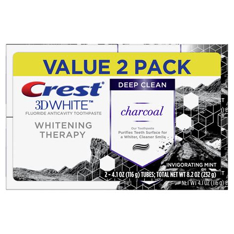 Crest 3D White Whitening Therapy Charcoal tv commercials