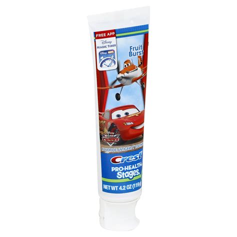 Crest Pro Health Stages Disney Pixar Cars Toothpaste