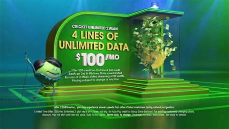 Cricket Wireless Unlimited 2 TV Spot, 'Más cupones'