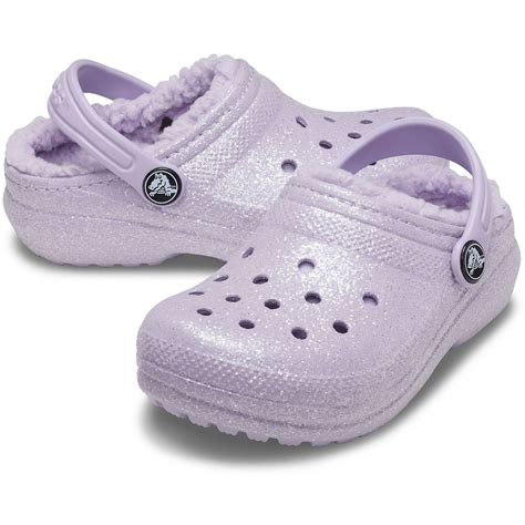 Crocs, Inc. Classic Glitter Lined Clog logo