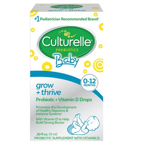 Culturelle Baby Grow + Thrive Probiotics + Vitamin D Drops