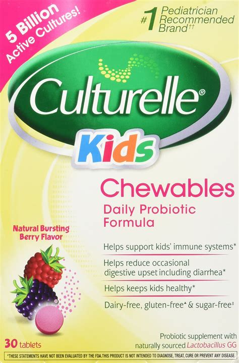 Culturelle Kids Chewables Daily Probiotic Formula