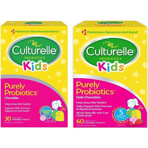 Culturelle Kids Chewables Daily Probiotic Formula