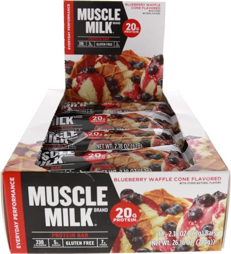 CytoSport Muscle Milk Blueberry Waffle Protein Bar tv commercials
