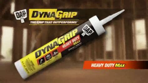 DAP DynaGrip Heavy Duty Max TV Spot, 'Tackle the Toughest Jobs'