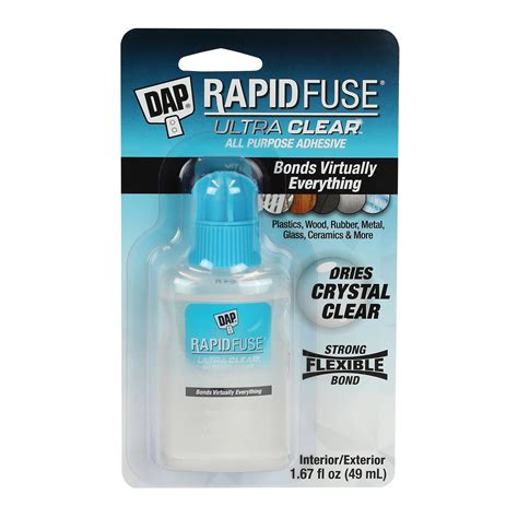 DAP Rapid Fuse Ultra Clear All Purpose Adhesive logo
