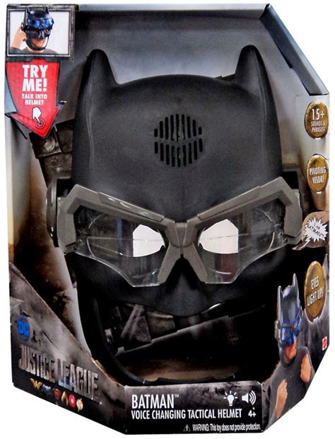 DC Universe (Mattel) Justice League Batman Voice Changing Tactical Helmet tv commercials