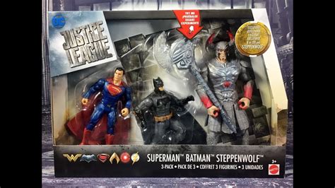 DC Universe (Mattel) Justice League Batman, Steppenwolf, Superman 3-Pack Figures