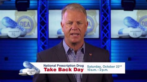 DEA Prescription Drug Take Back Day TV Spot, 'October' Ft. Boomer Esiason featuring Boomer Esiason