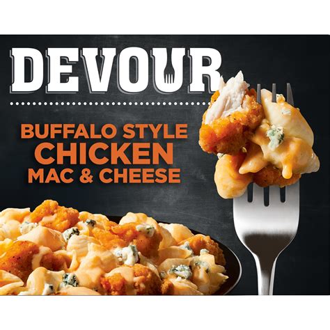 DEVOUR Foods Buffalo Chicken Mac & Cheese With Bacon tv commercials