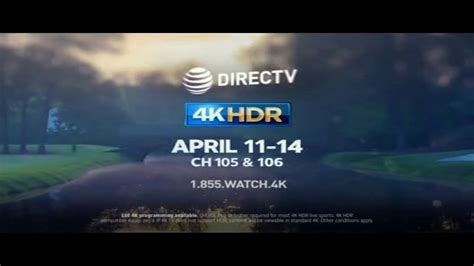 DIRECTV 4K HDR tv commercials