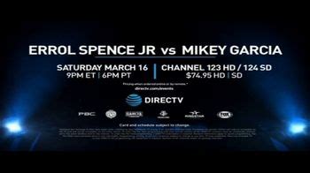 DIRECTV Pay-Per-View: Spence Jr. vs. Garcia