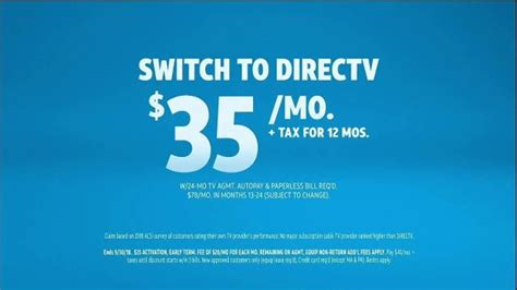 DIRECTV TV commercial - More For Your Thing: Signs: $35