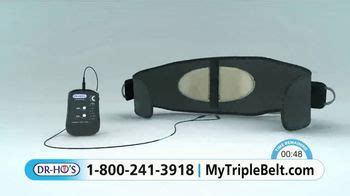 DR-HOs Triple Belt TV commercial - Relax Muscles, Improve Circulation, Relieve Pain: $54.99