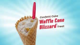Dairy Queen Confetti Cake Waffle Cone Blizzard TV commercial - Opera